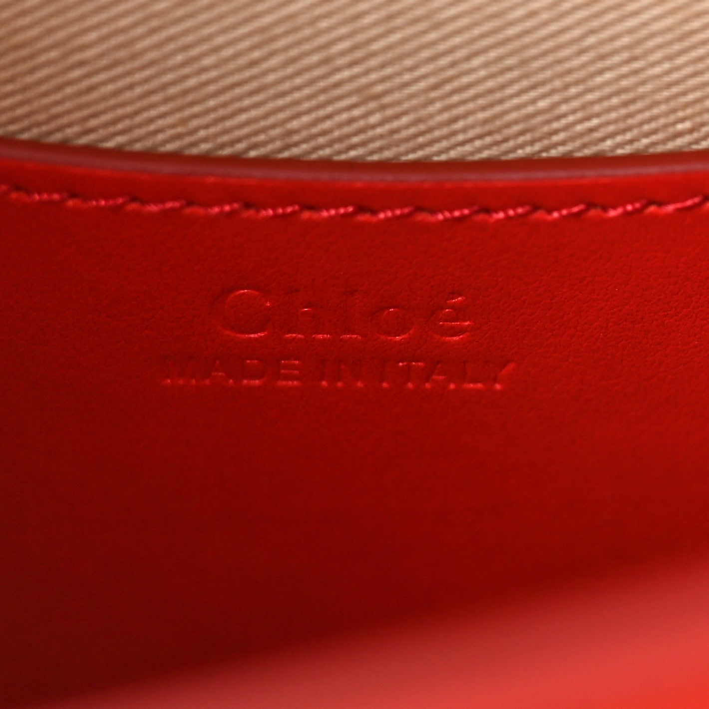 Chloe Calfskin Small Tess Bag Gipsy Red 5 of 7