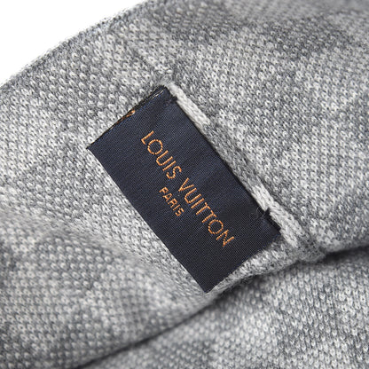 Louis Vuitton Wool Bonnet Petit Damier Beanie Hat Grey 5 of 7