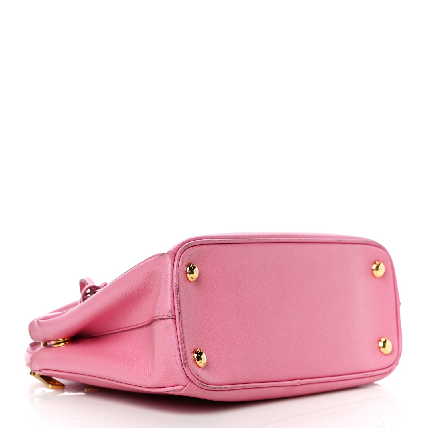 Prada Saffiano Lux Mini Galleria Double Zip Tote Begonia 4 of 35