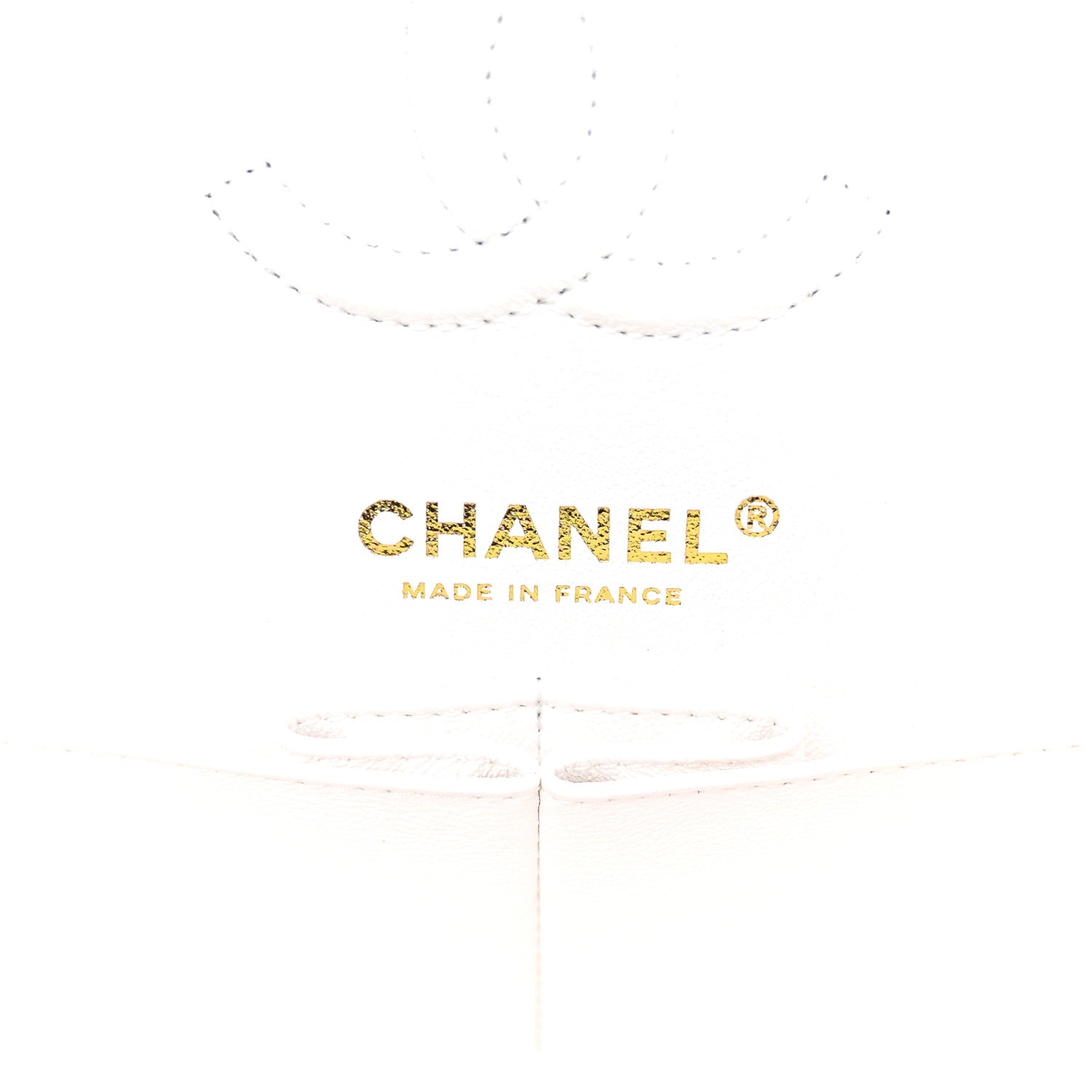 Chanel Caviar Quilted Small Double Flap White 6 of 10