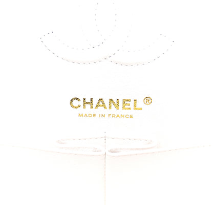 Chanel Caviar Quilted Small Double Flap White 6 of 10