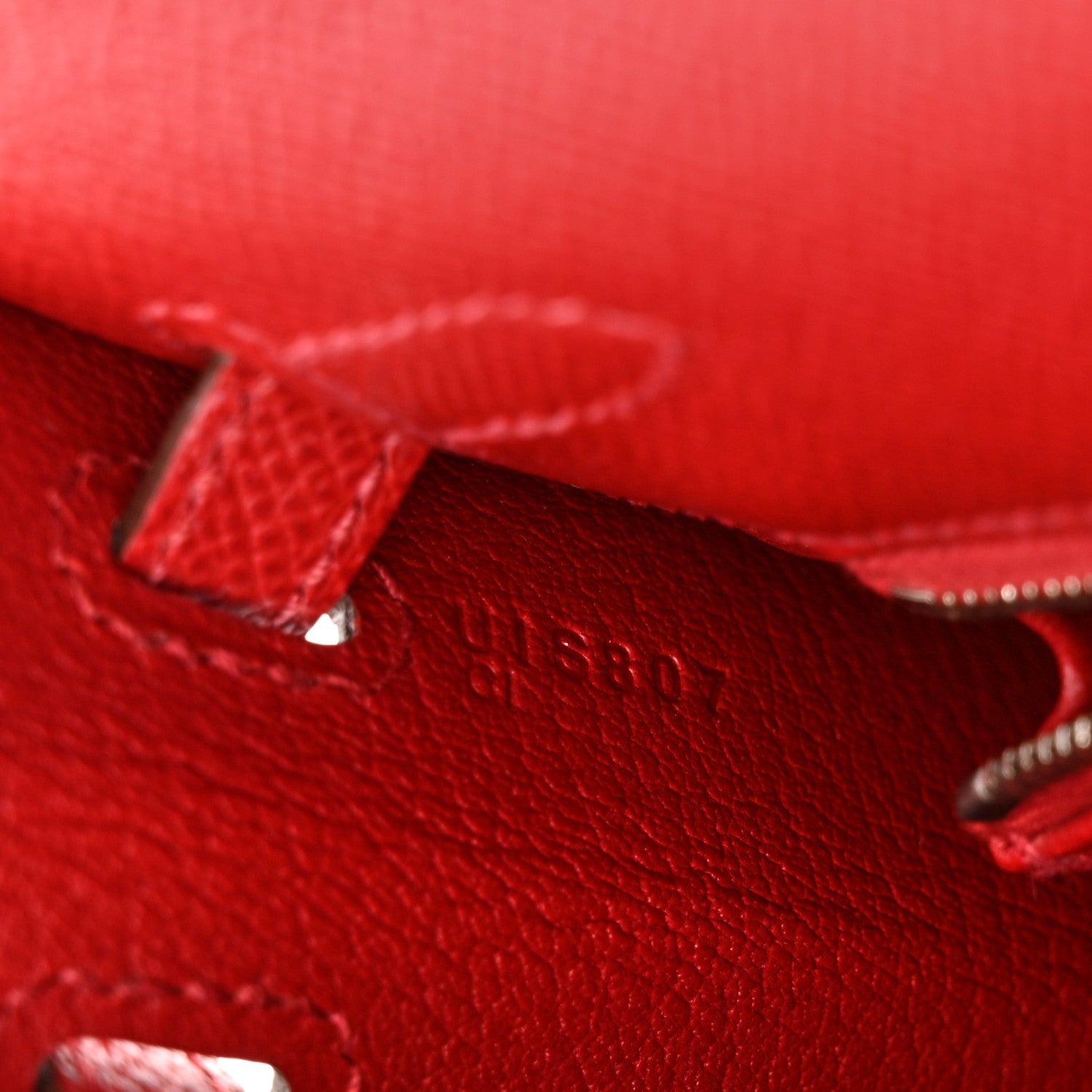 Hermes Epsom Kelly Sellier 25 Rouge Casaque 7 of 10