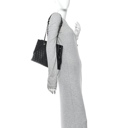 Chanel Caviar Quilted Small Shopping Tote  Black 2 of 14