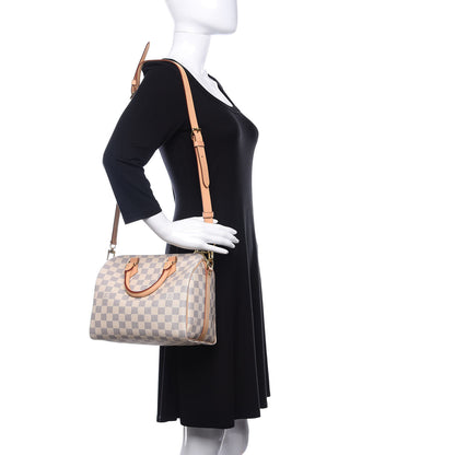Louis Vuitton Damier Azur Speedy Bandouliere 25 2 of 10