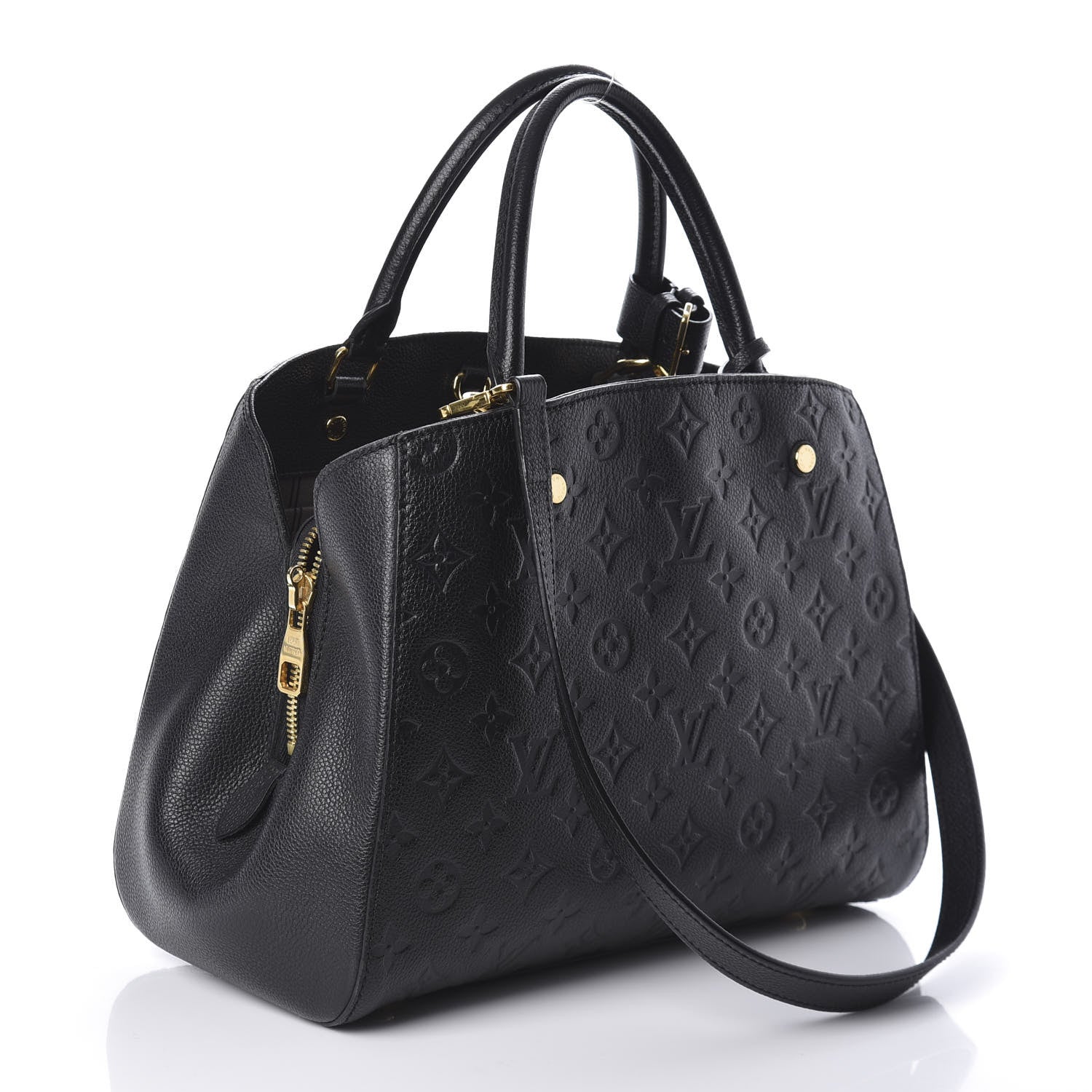 Louis Vuitton Empreinte Montaigne MM Black 3 of 9