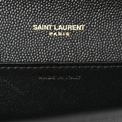 Saint Laurent Grain de Poudre Uptown Chain Wallet Black 8 of 11
