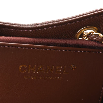 Chanel Caviar Quilted Small Chanel 25 Handbag Dark Brown 6 of 10