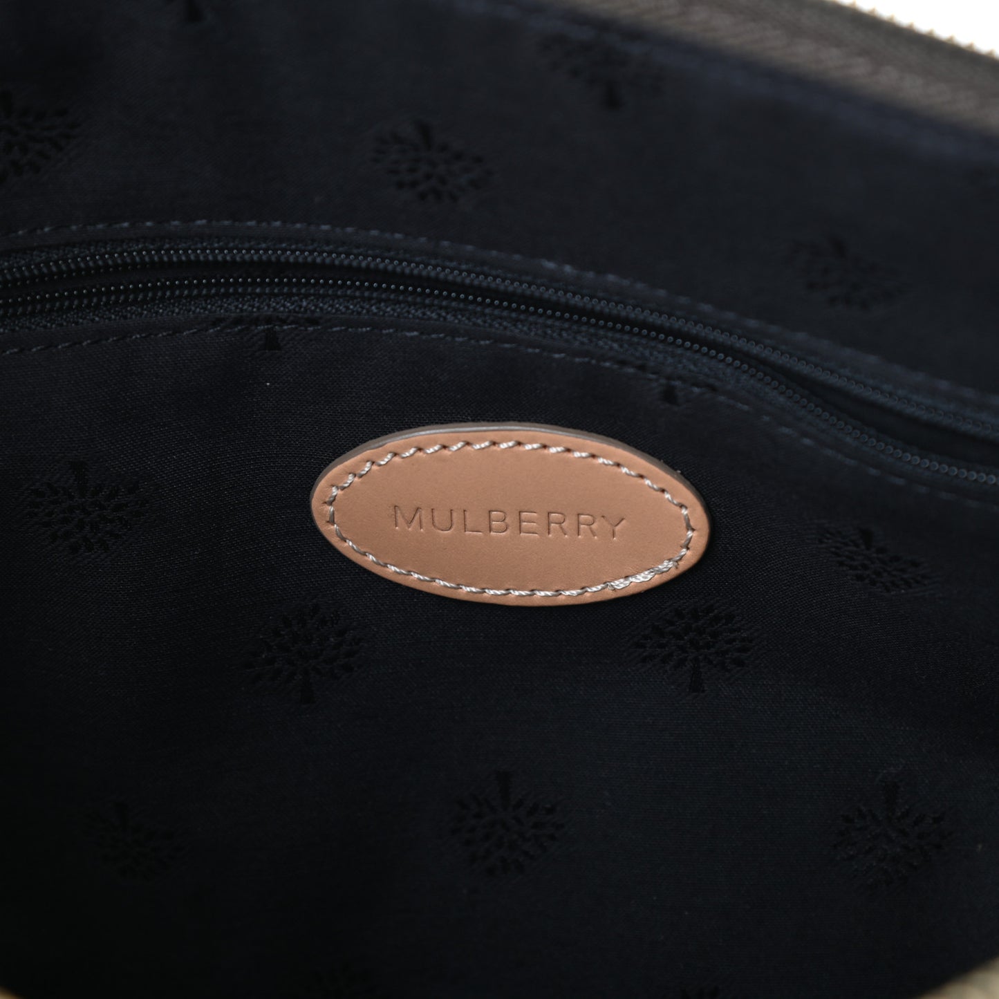 Birds Nest Scotchgrain Leopard Print Clipper Holdall Black
