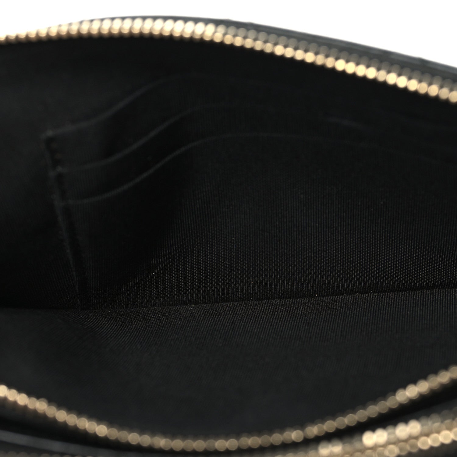 Chanel Goatskin Enamel Quilted Small Clutch With Chain Black 6 of 12