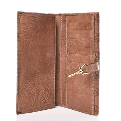 Gucci Guccissima Jackie Continental Wallet Natural Brown 7 of 14