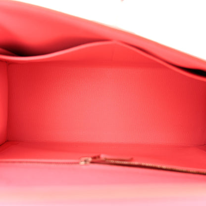 Hermes Epsom Kelly Sellier 28 Rose Confetti 5 of 11