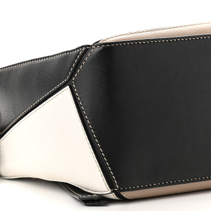 Loewe Calfskin Small Puzzle Bag Black Taupe 5 of 9