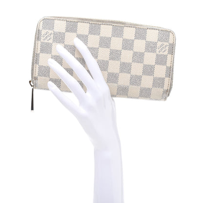 Louis Vuitton Damier Azur Zippy Wallet 2 of 10