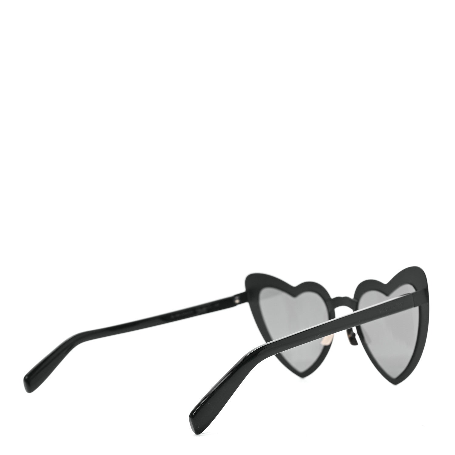 Saint Laurent Acetate Heart Frame Loulou SL196 Sunglasses Black 4 of 6