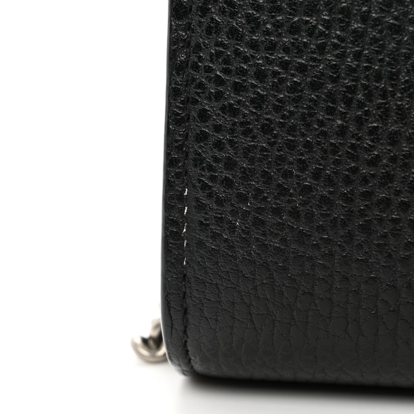 Calfskin Mini Dionysus Chain Wallet Black