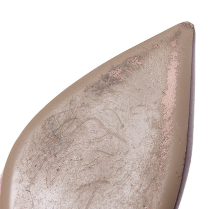 Valentino Garavani Pebbled Calfskin Rockstud Ballerina Flats 39.5 Water Rose 10 of 11