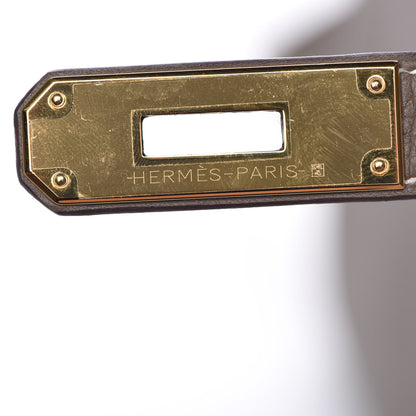 Hermes Taurillon Clemence Kelly Retourne 28 Etoupe 21 of 38