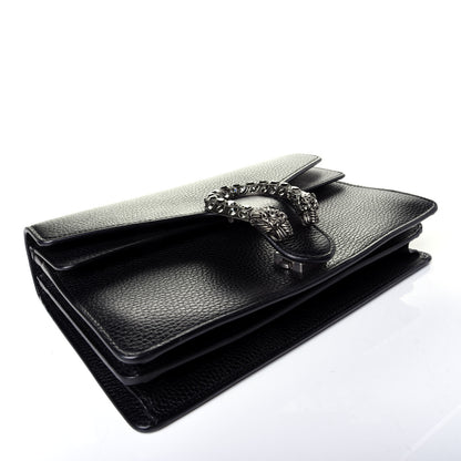 Gucci Pebbled Calfskin Small Dionysus Shoulder Bag Black 5 of 10