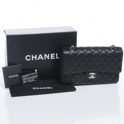 Chanel Caviar Quilted Medium Double Flap Black 8 of 8