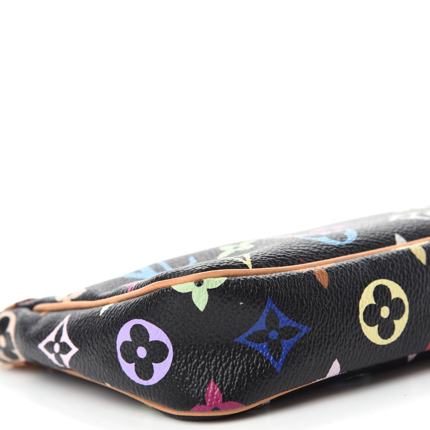 Monogram Multicolor Pochette Accessories Black