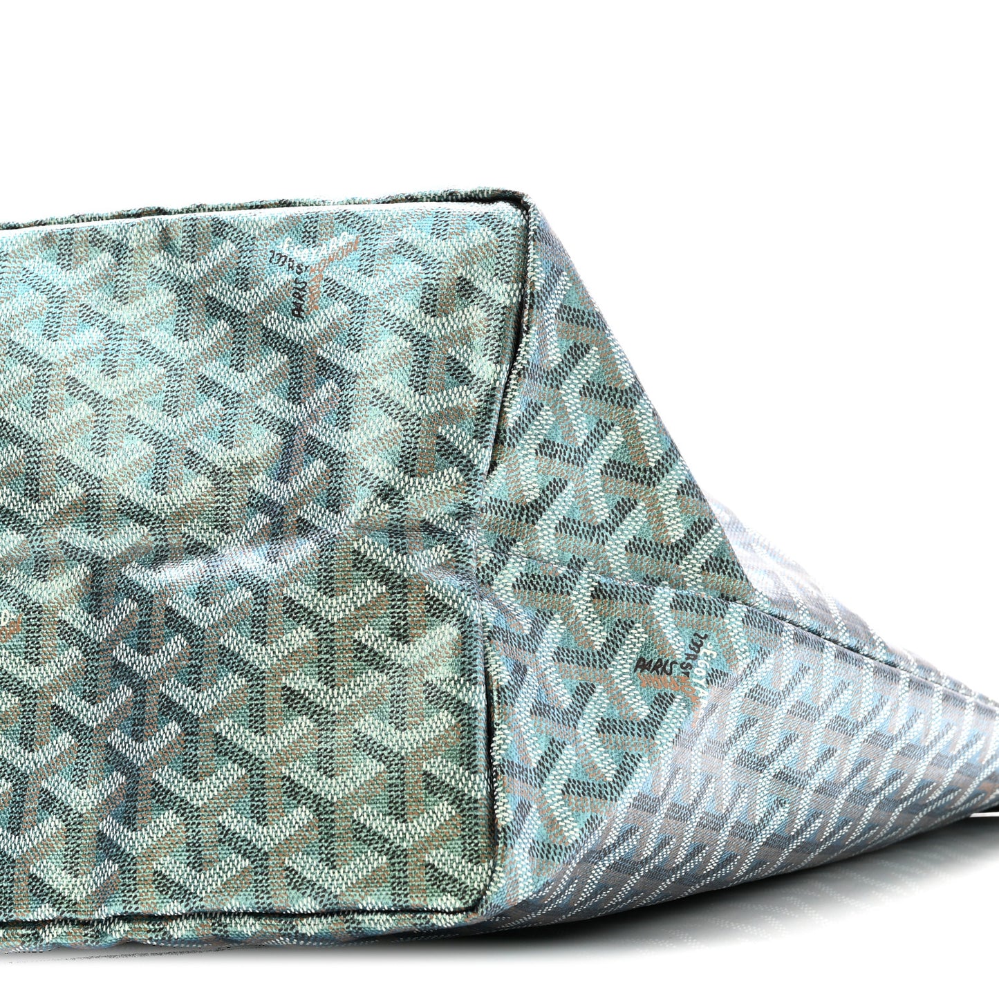 Iridescent Goyardine Saint Louis GM Pearly Green