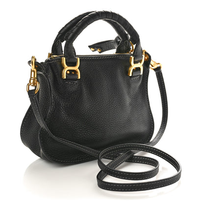 Chloe Calfskin Mini Marcie Satchel Black 3 of 8