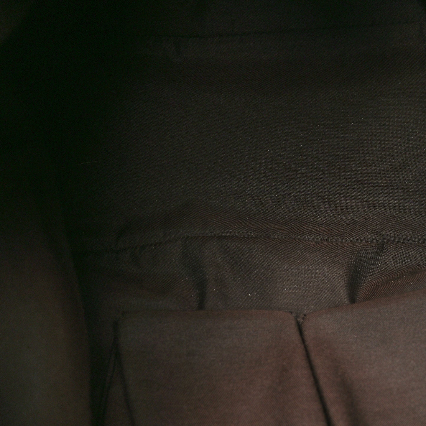 Monogram Dollar Calfskin O Drawstring Backpack Beige Ebony Testa di Moro Dark Chocolate