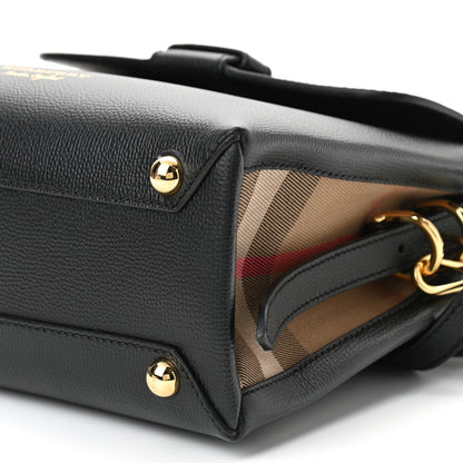 Burberry Derby Calfskin House Check Small Camberley Black 10 of 10