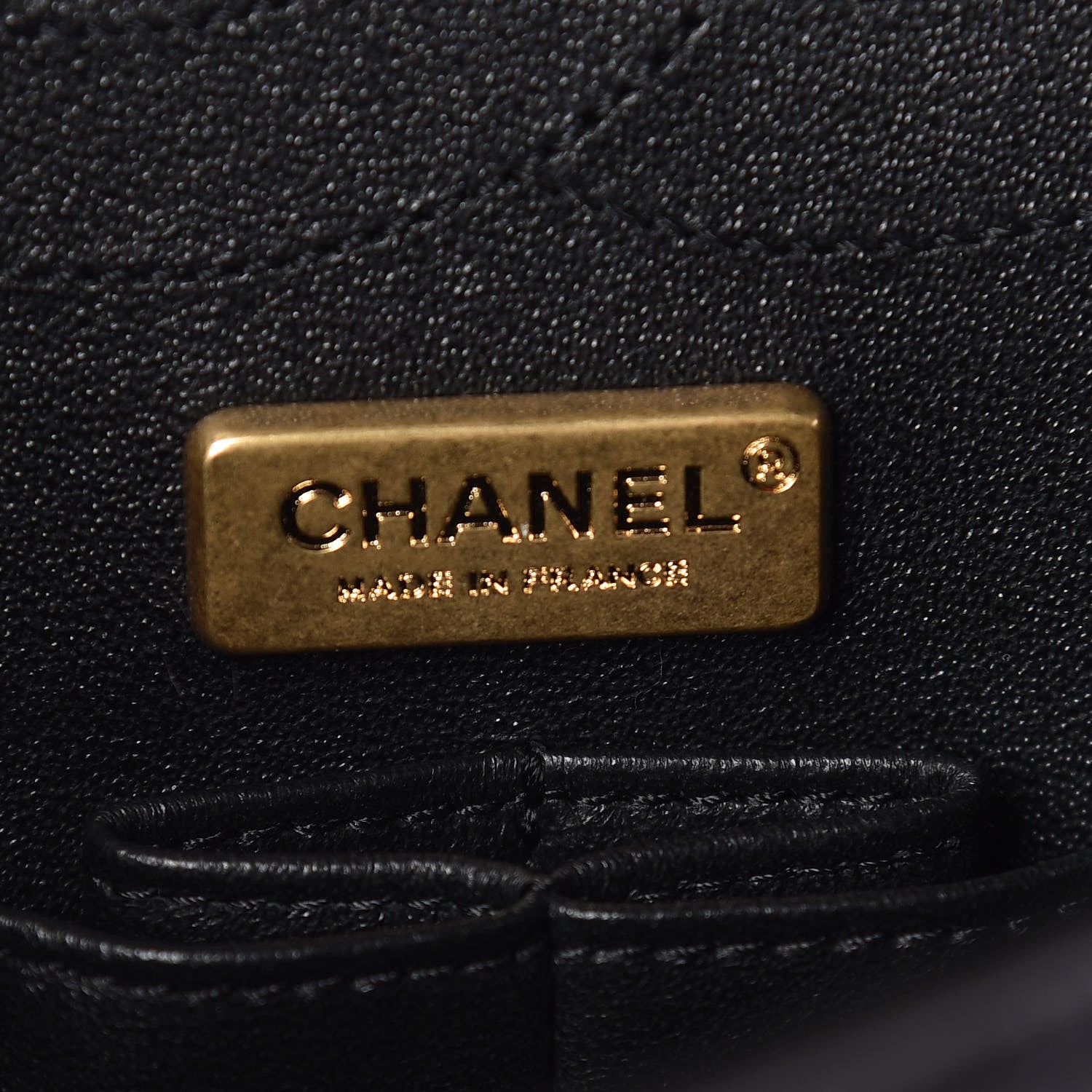 Chanel Aged Calfskin Quilted Casino 2.55 Reissue 225 Flap Black 6 of 10