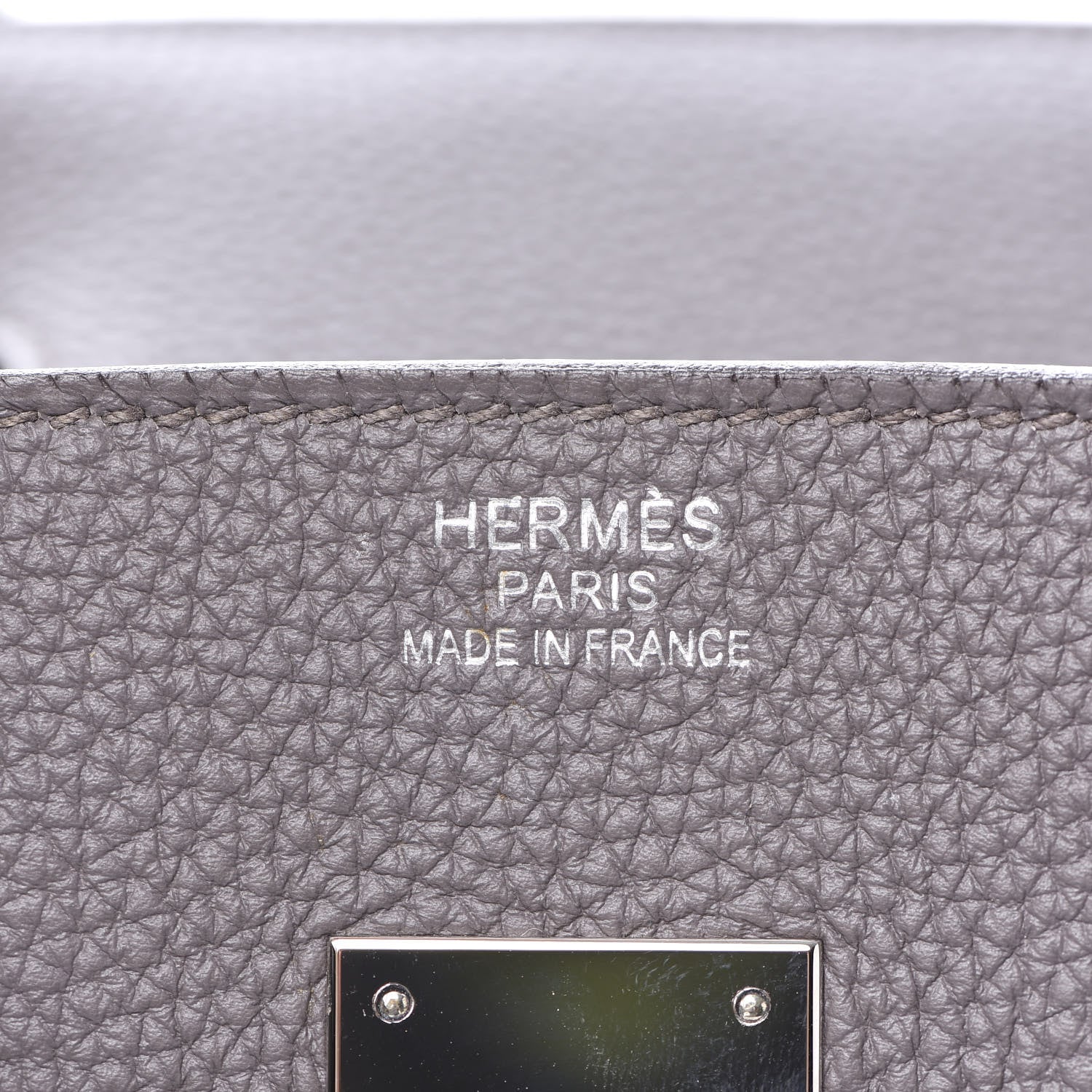 Hermes Togo Birkin 35 Etain 7 of 32