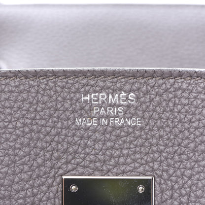 Hermes Togo Birkin 35 Etain 7 of 32