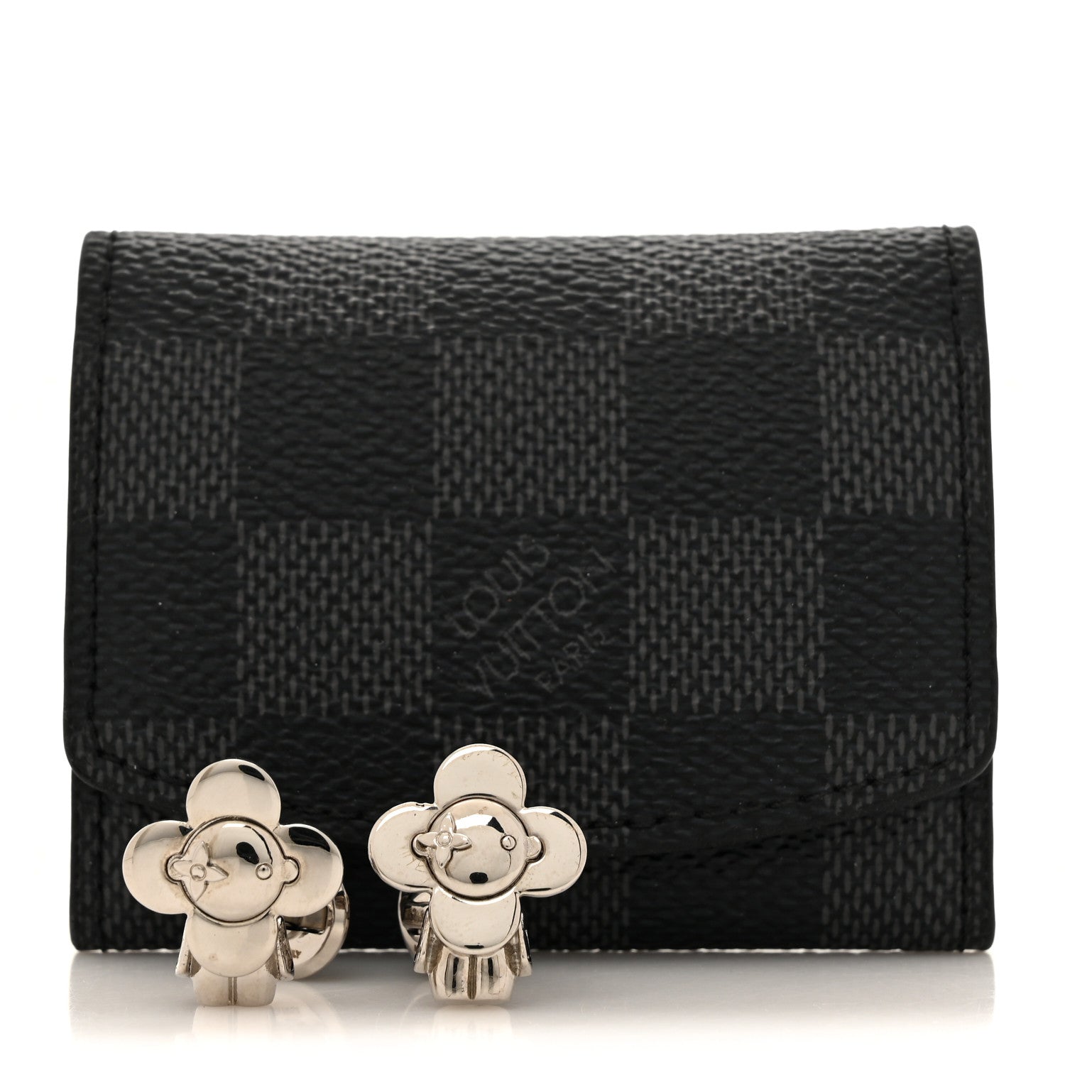 Louis Vuitton Sterling Silver Vivienne Cufflinks 4 of 4