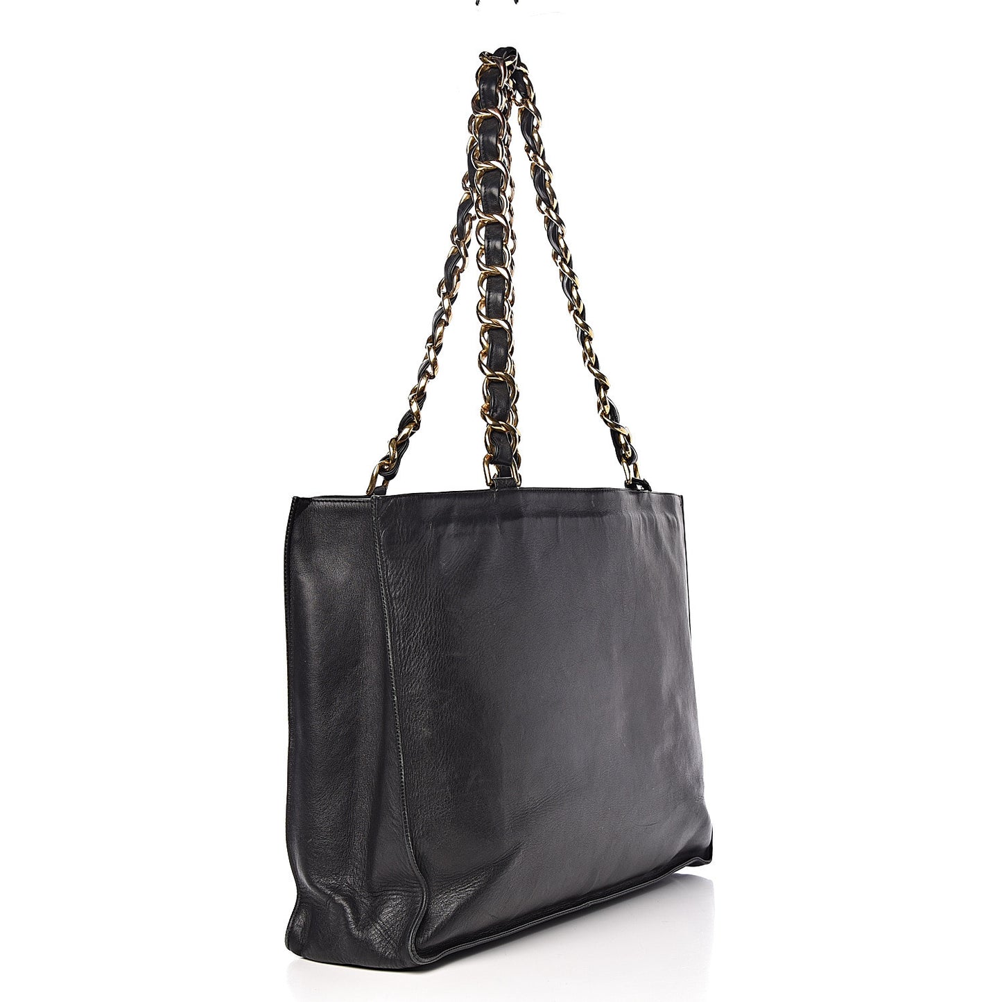 Calfskin CC Tote Black