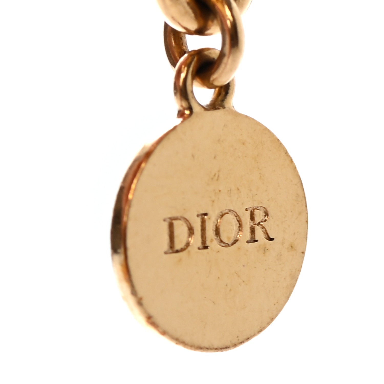 Christian Dior Metal Danseuse Etoile Chain Bracelet Gold 4 of 4