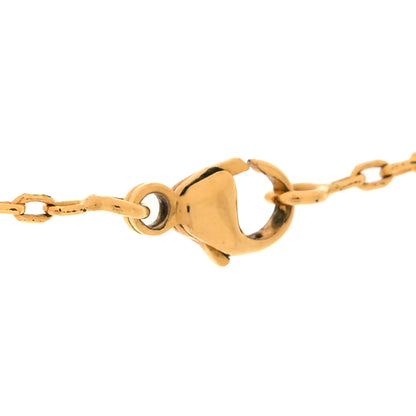 Hermes Lacquered Gold Pop H Pendant Necklace Rouge Vif 4 of 8