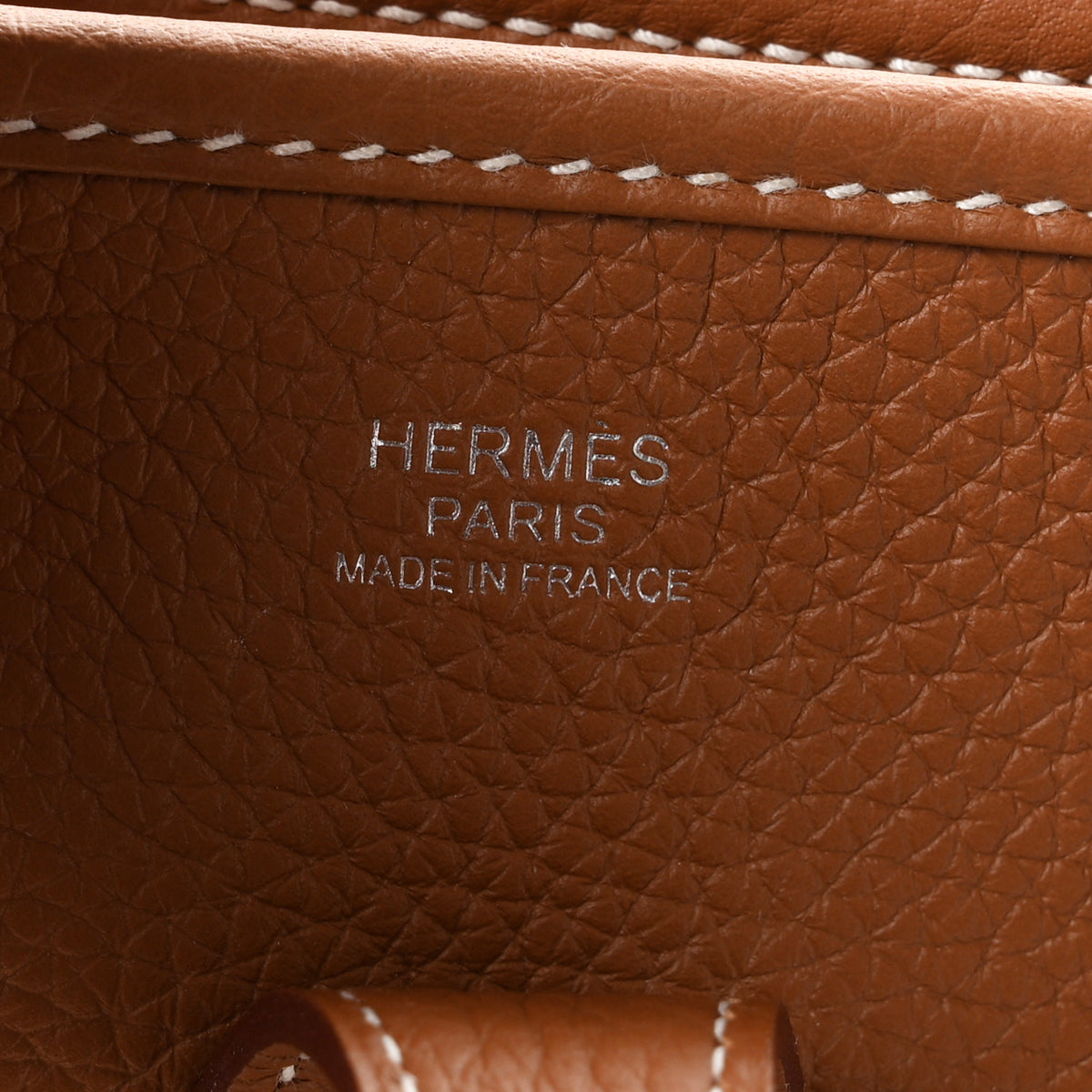 Hermes Taurillon Clemence Evelyne III PM Gold 6 of 11