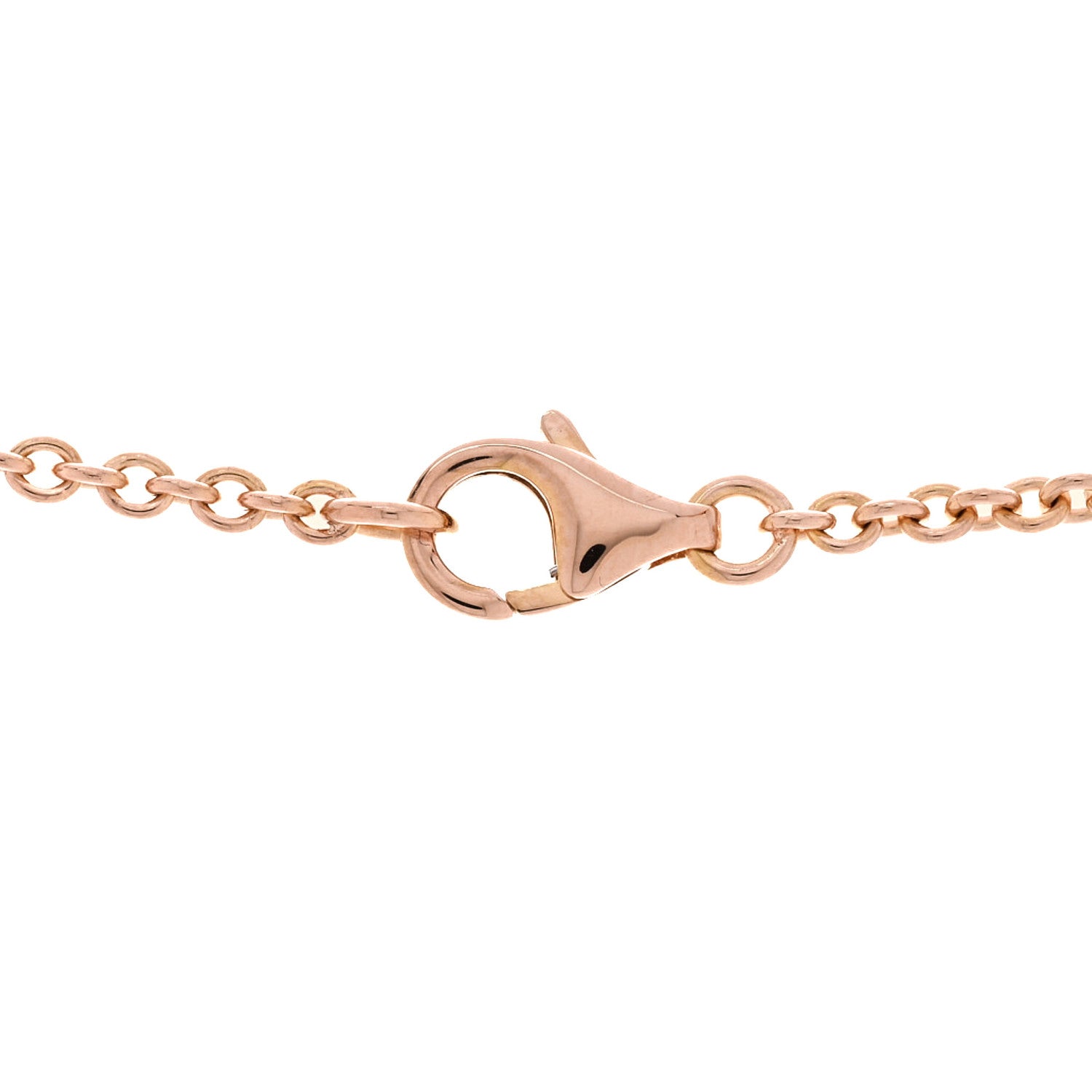 Cartier 18K Pink Gold Interlocking LOVE Necklace 4 of 6
