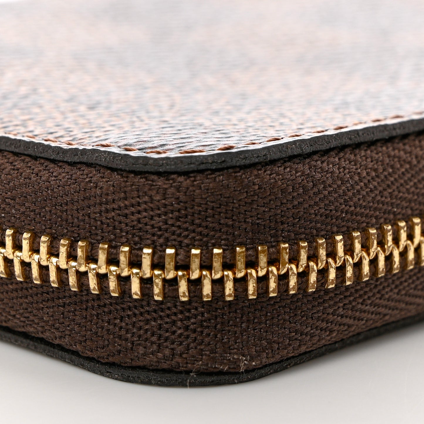 Damier Ebene Zippy Coin Purse Rose Ballerine
