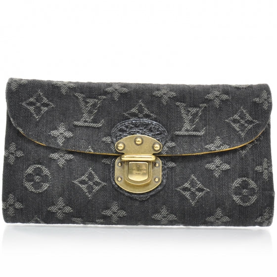Denim Amelia Wallet Black
