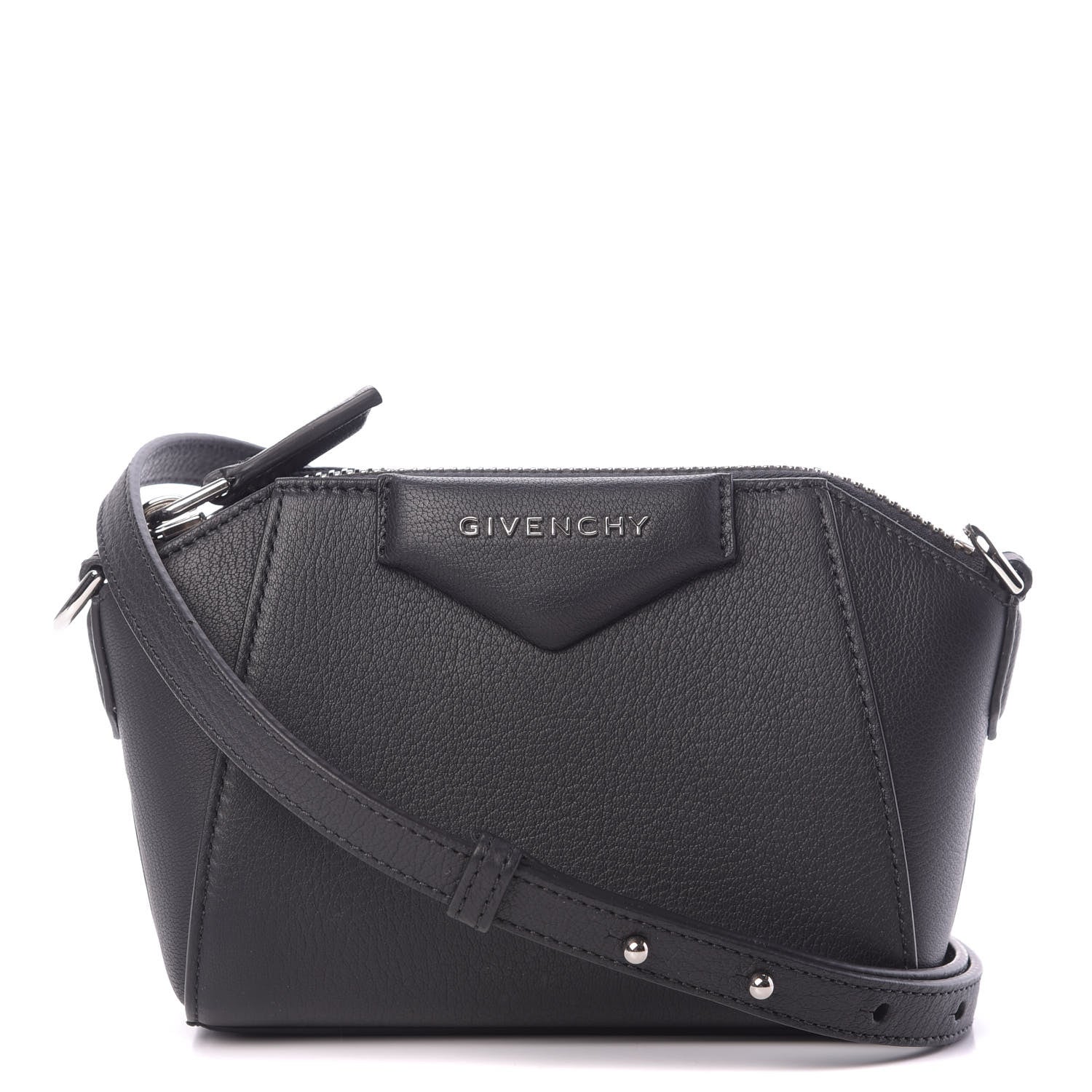 Givenchy Sugar Goatskin Nano Antigona Black 1 of 11
