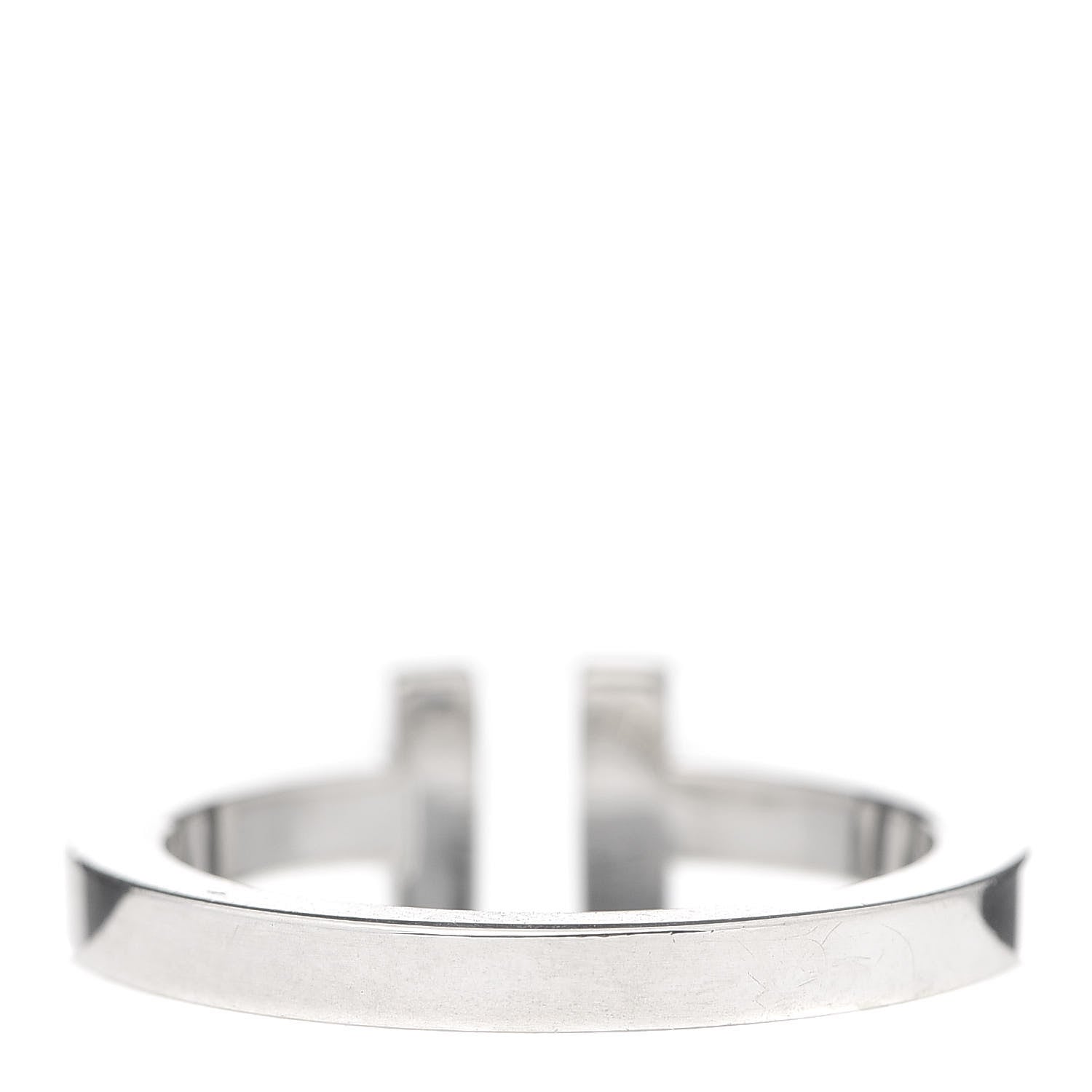 Tiffany Sterling Silver T Square Ring 61 9.5 3 of 5
