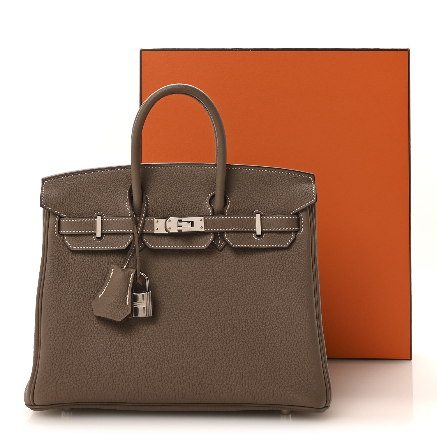 Hermes Togo Birkin 25 Etoupe 11 of 11