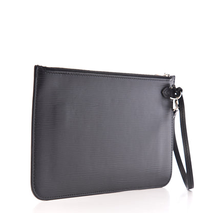 Louis Vuitton Epi Neverfull Pochette MM GM Black 2 of 6
