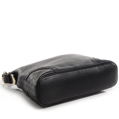 Gucci Leather Guccissima Medium Signoria Hobo Black 6 of 9