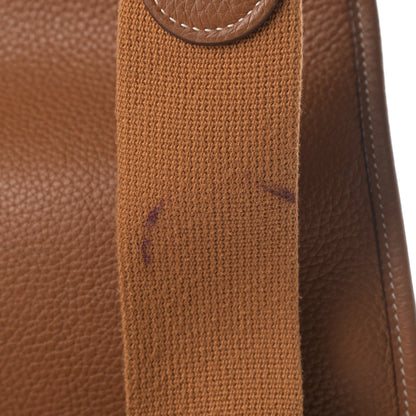 Hermes Taurillon Clemence Evelyne PM Gold 15 of 16