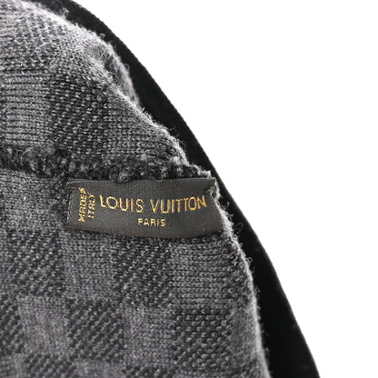 Louis Vuitton Wool Bonnet Petit Damier Beanie Hat Black 8 of 10