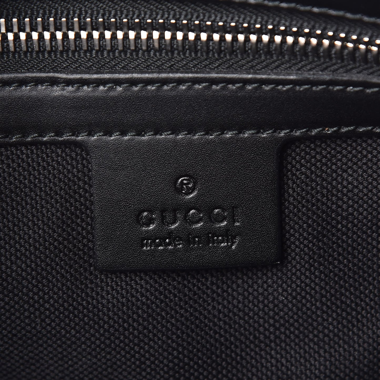 Soft GG Supreme Monogram Web Belt Bag Black Grey