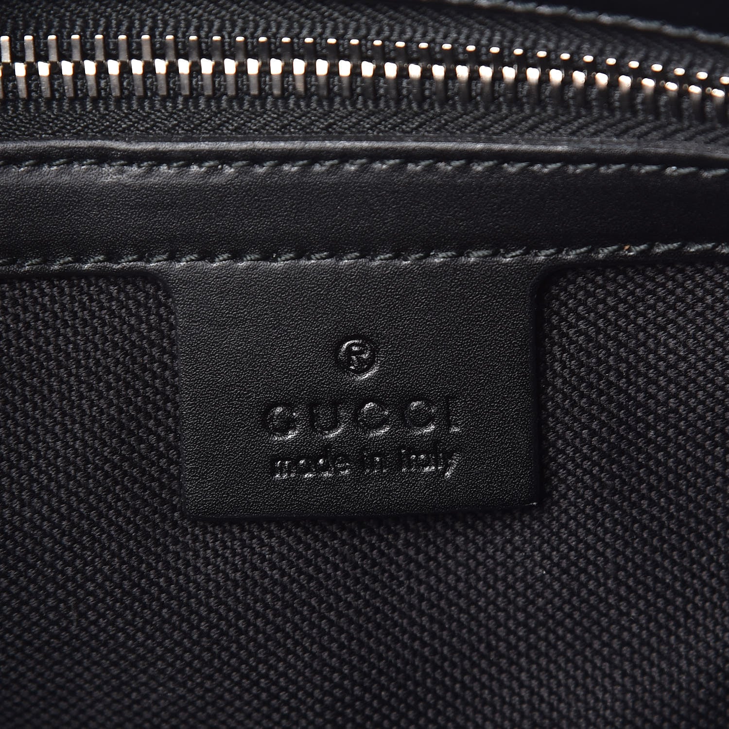 Gucci Soft GG Supreme Monogram Web Belt Bag Black Grey 6 of 9