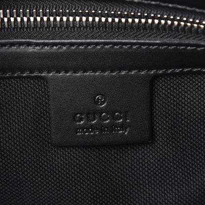 Gucci Soft GG Supreme Monogram Web Belt Bag Black Grey 6 of 9
