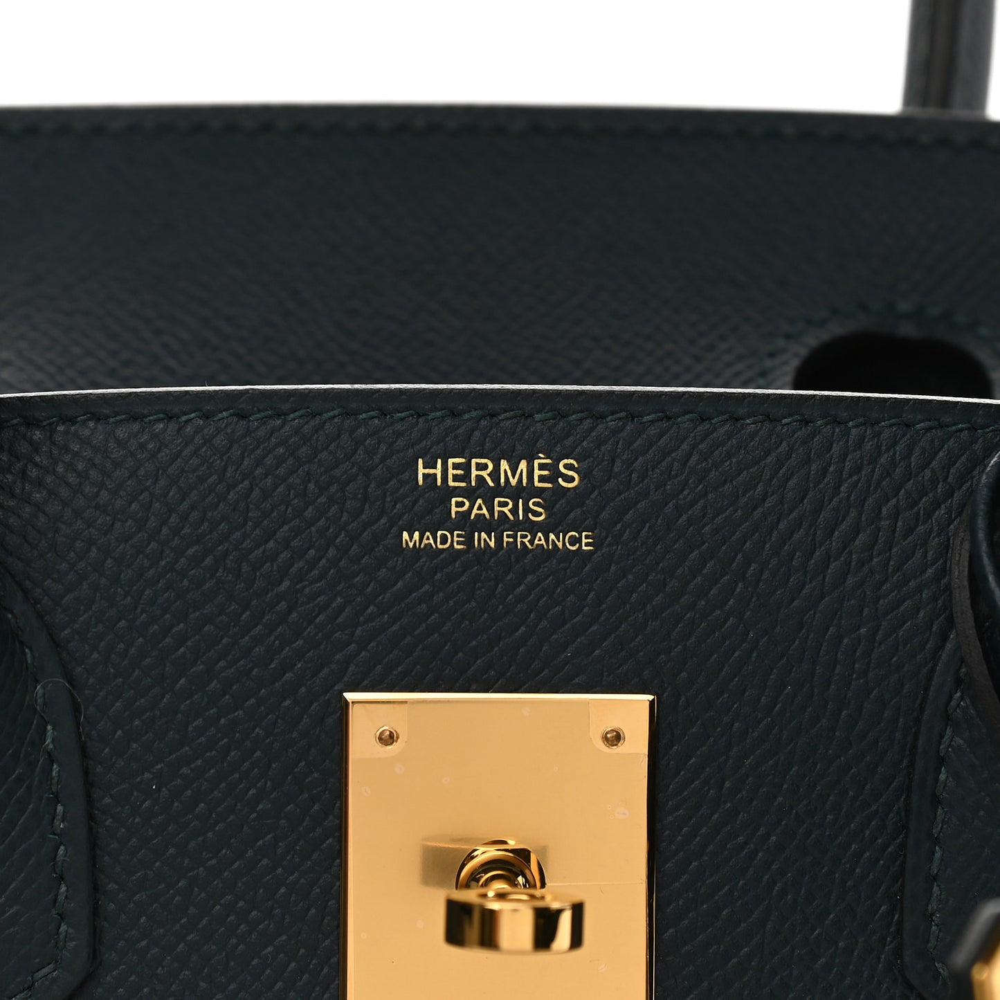 Epsom Birkin 30 Vert Cypress